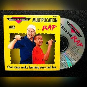 D.J. Doc Roc And The Get Smart Crew "Multiplication Rap" CD Rock 'N Learn